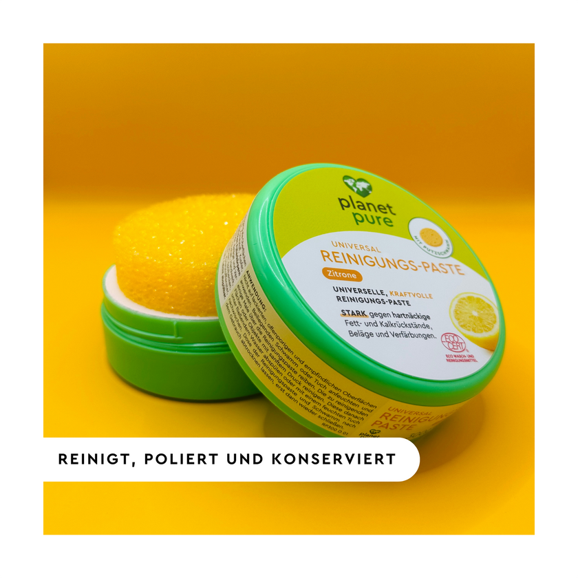 Planet Pure Universal Reinigungs-Paste Zitrone - 300g