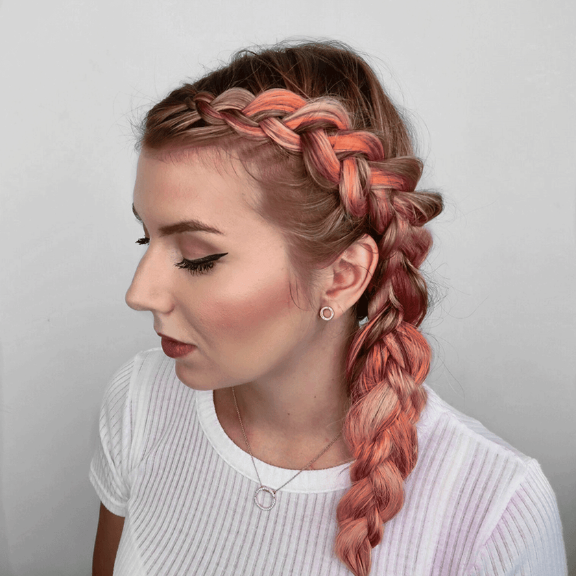 Anwendungsbeispiel für I Heart Revolution Rainbow Paste Red Flame