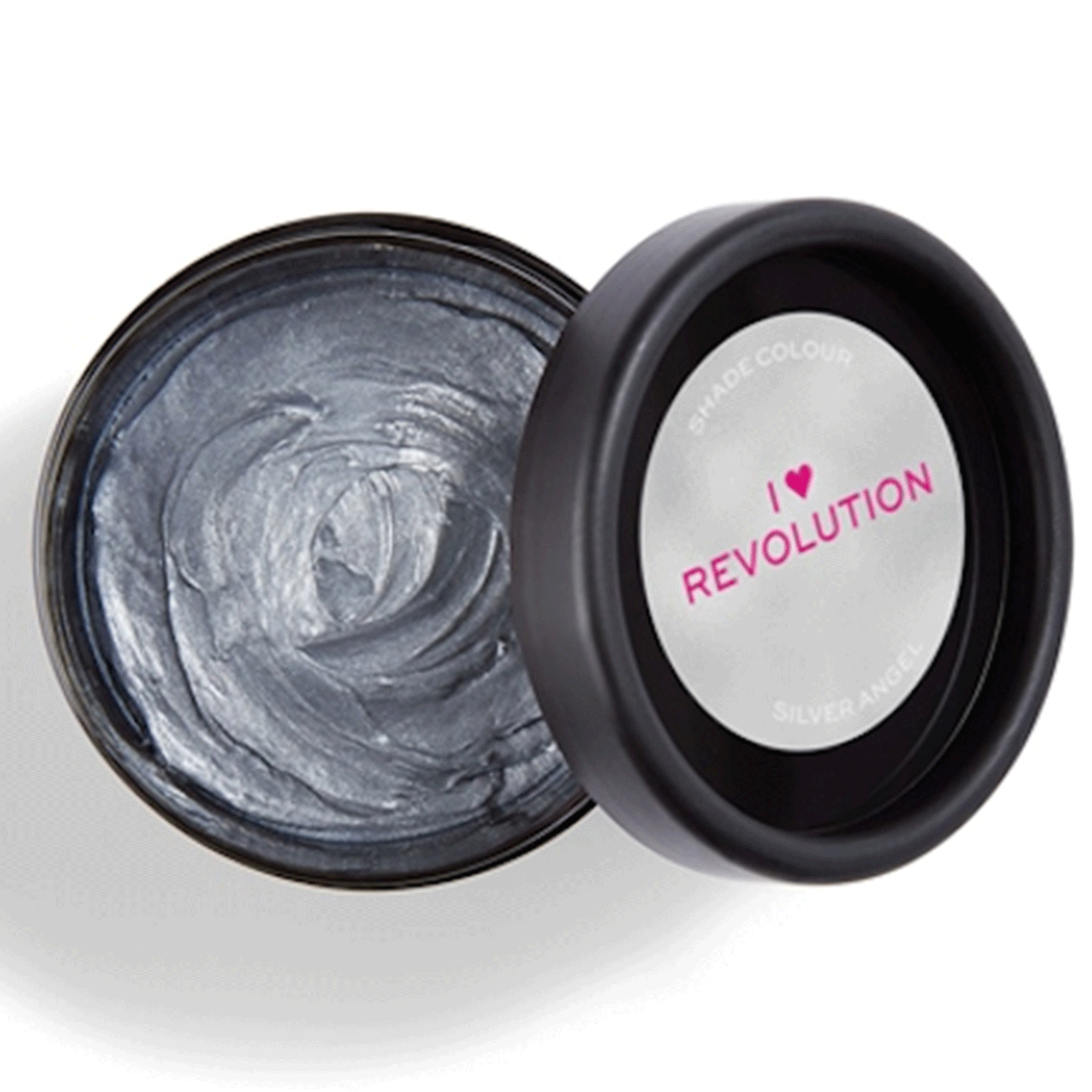 Geöffneter Tiegel von I Heart Revolution Rainbow Paste Silver Angel