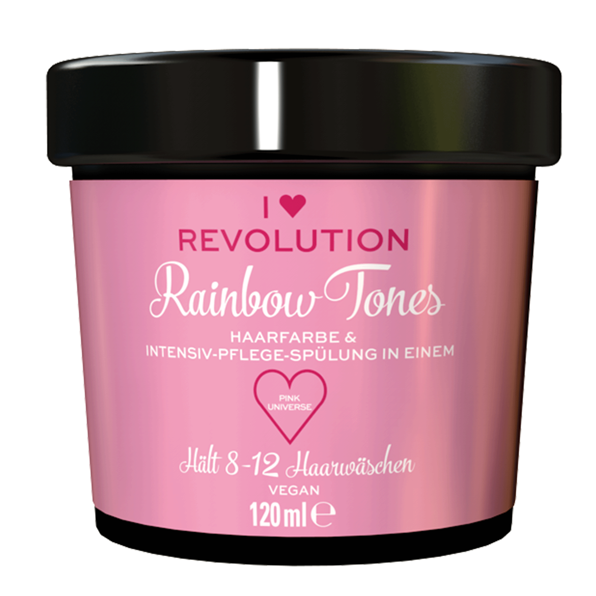 Vorderseite von I Heart Revolution Rainbow Tones Pink Universe
