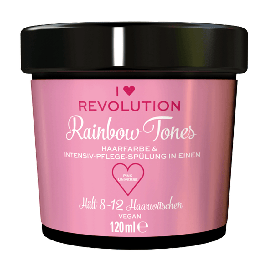 Vorderseite von I Heart Revolution Rainbow Tones Pink Universe