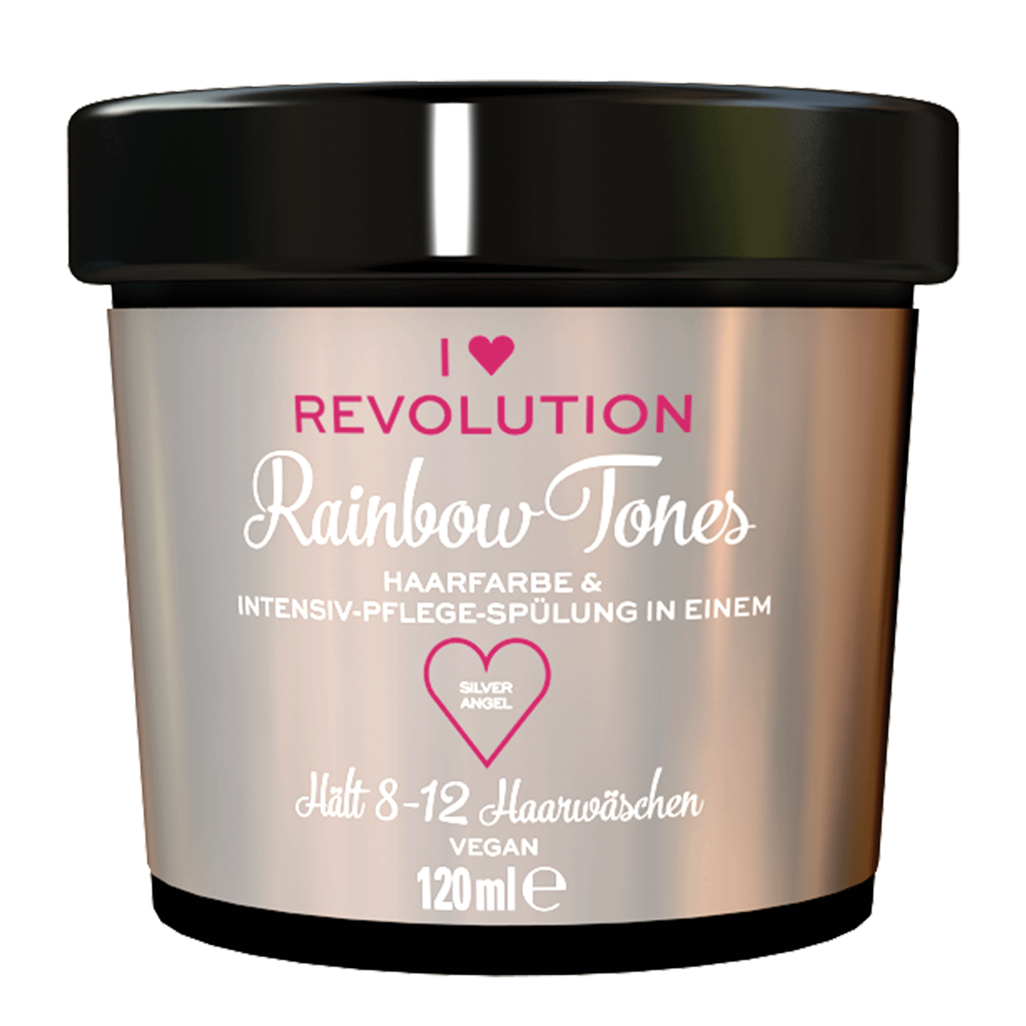 Vorderseite von I Heart Revolution Rainbow Tones Silver Angel – 120 ml