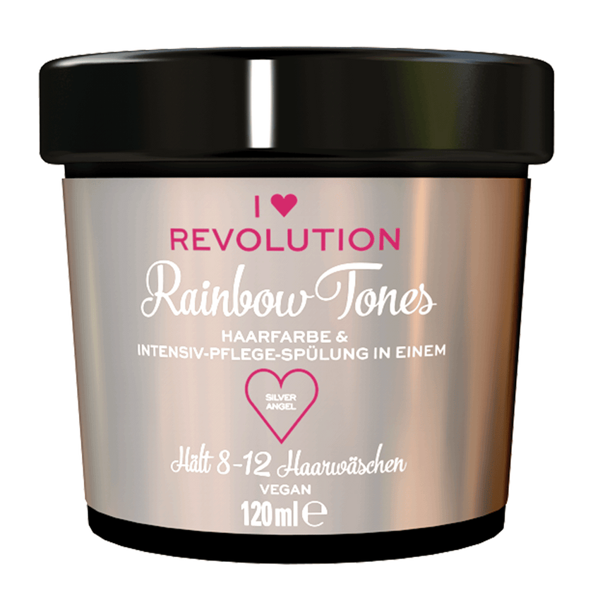 Vorderseite von I Heart Revolution Rainbow Tones Silver Angel – 120 ml