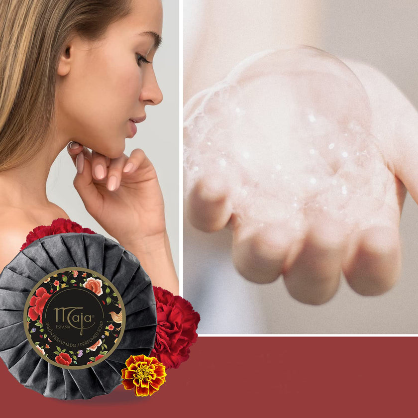 Maja Seife Classic 1x 100 Schaum und Hautpflege