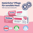 Siegel, Produkt und Schrift auf farbigem Hintergrund