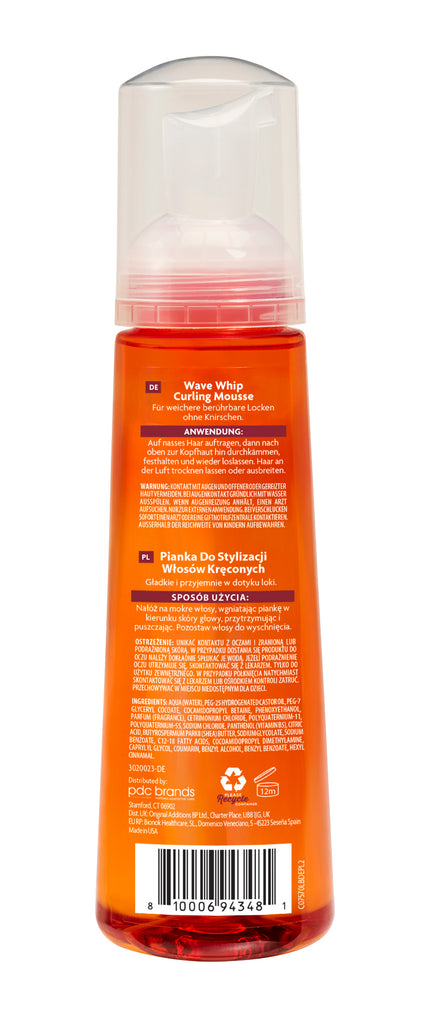 Cantu Wave Whip Curling Mousse 248 ml Rückseite