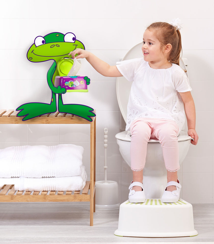 Kind mit Kandoo Feuchttücher Melon