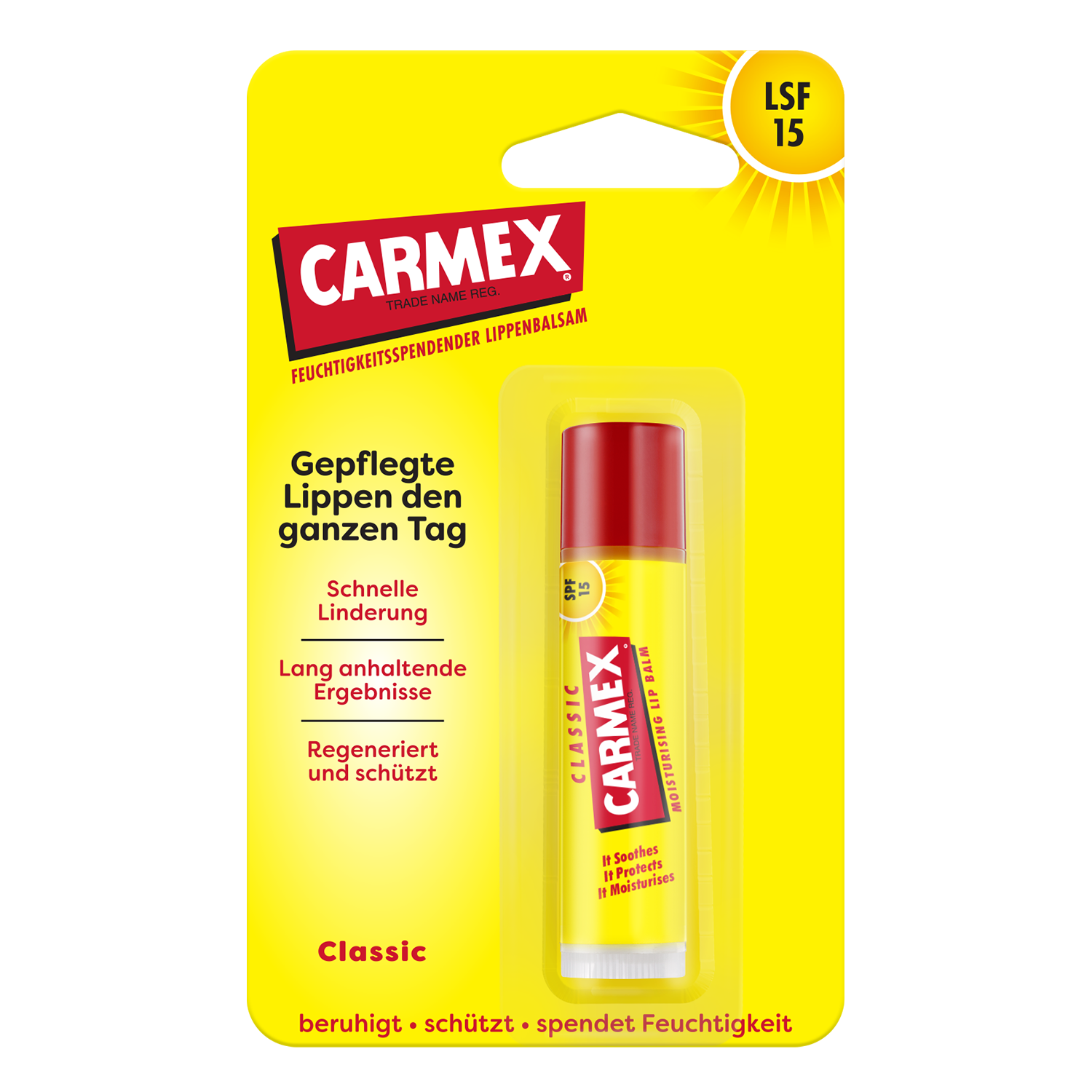 Carmex Classic Stick -  Blister Front