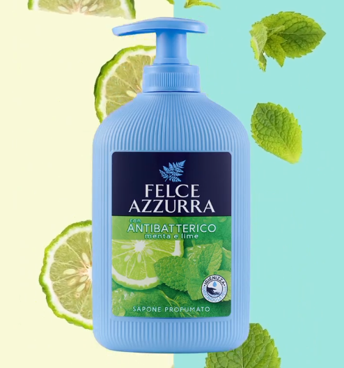Felce Azzurra Flüssigseife Antibacterial Mint&Lime - Minze und Limette