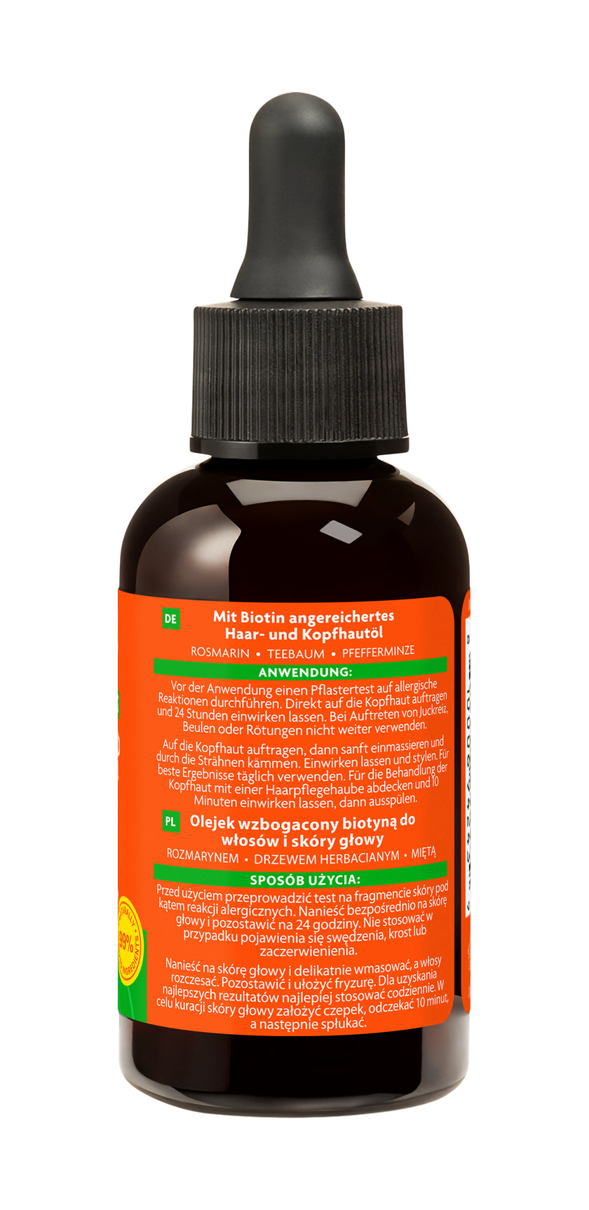 Cantu Scalp & Hair Oil 59 ml Rückseite