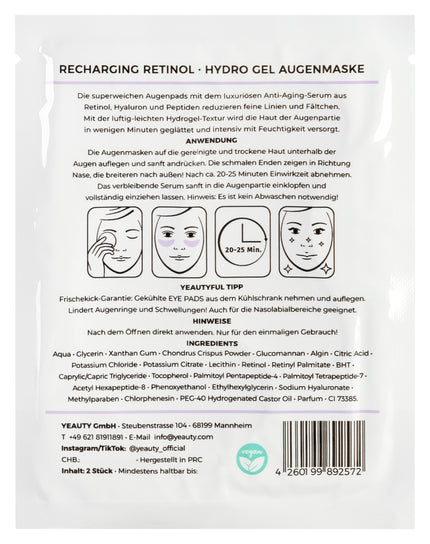 YEAUTY Recharging Retinol - back