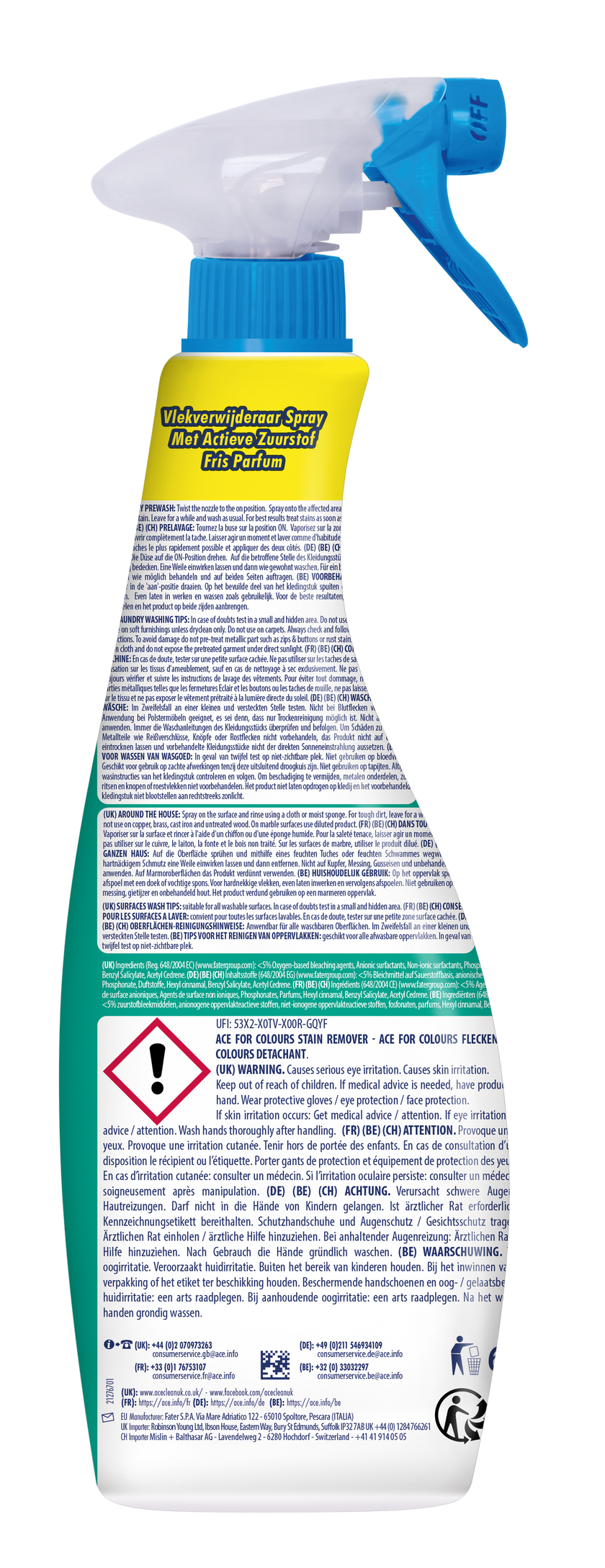 ACE Fleckenentferner Spray - 650 ml