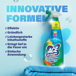 ACE Ultra Weiß auf blauem Handtuch vor blauem Hintergrund mit Schrift