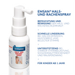EMSAN Hals- und Rachenspray auf weißem Grund mit Schrift