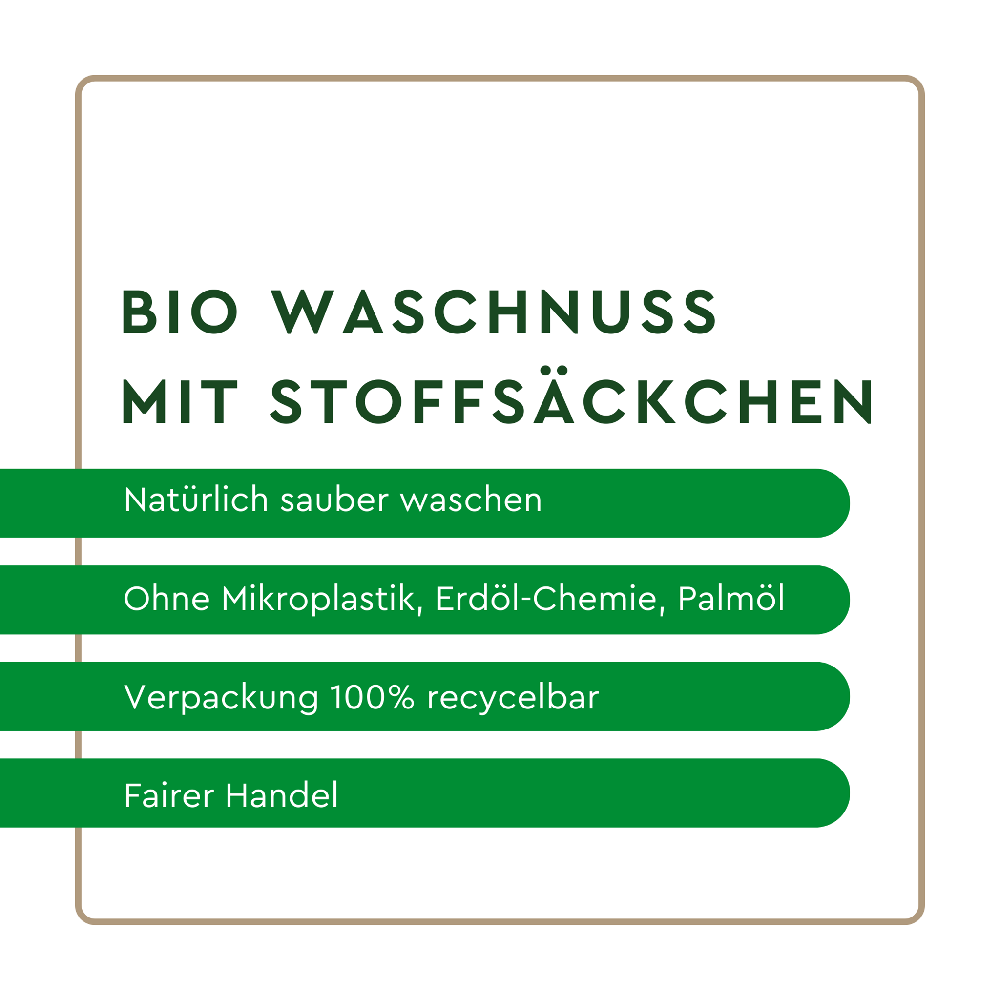 Schrift auf weißem Grund und grünen Balken
