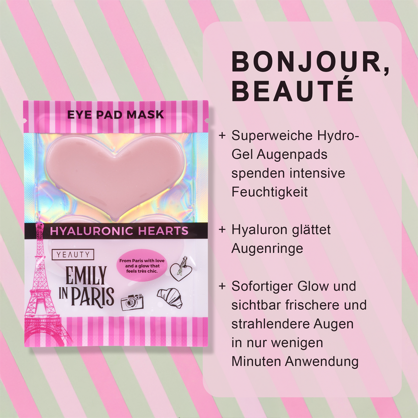 YEAUTY Emily in Paris EPM Hyaluronic Hearts - 25 Paar