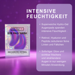 YEAUTY Eye Pad Mask Recharging Retinol im lilafarbenen Raum und Schrift auf Balken
