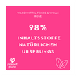 Weiße Schrift auf pinkem Grund
