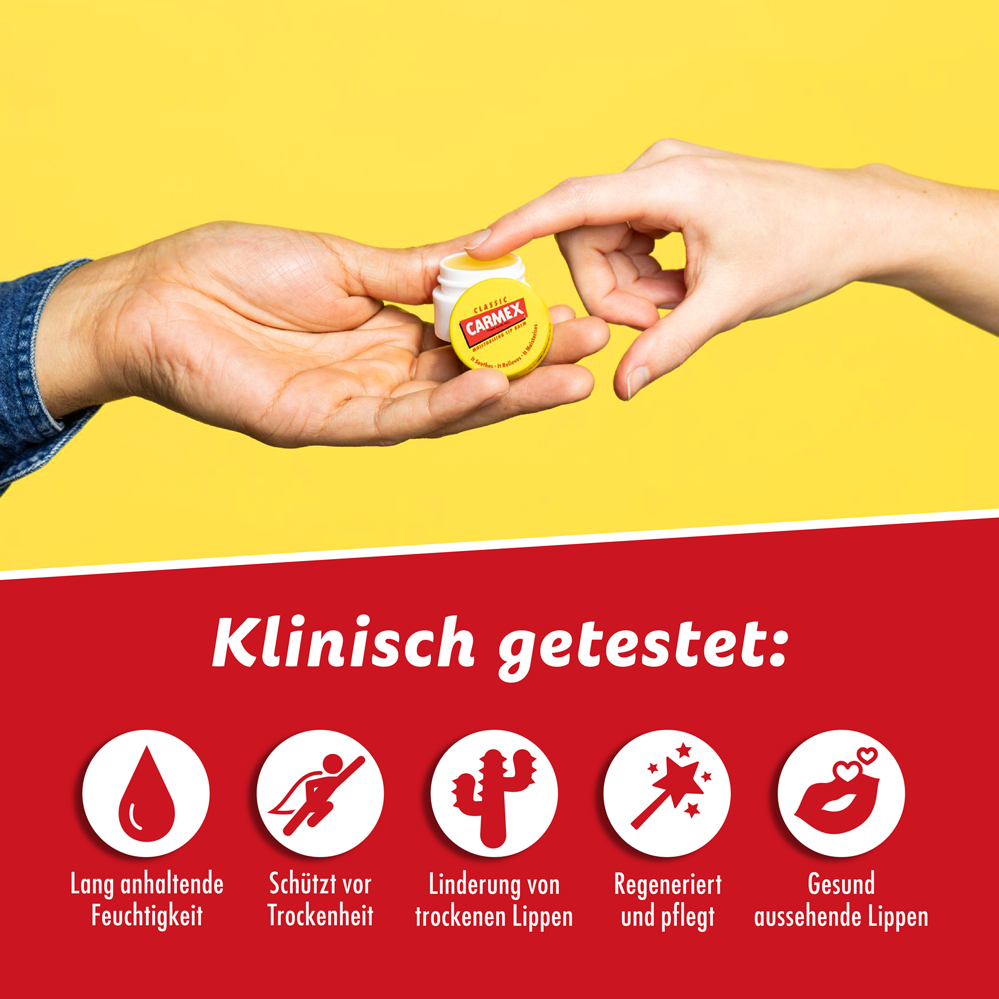 Carmex Classic Tiegel - 8 x 7,5g