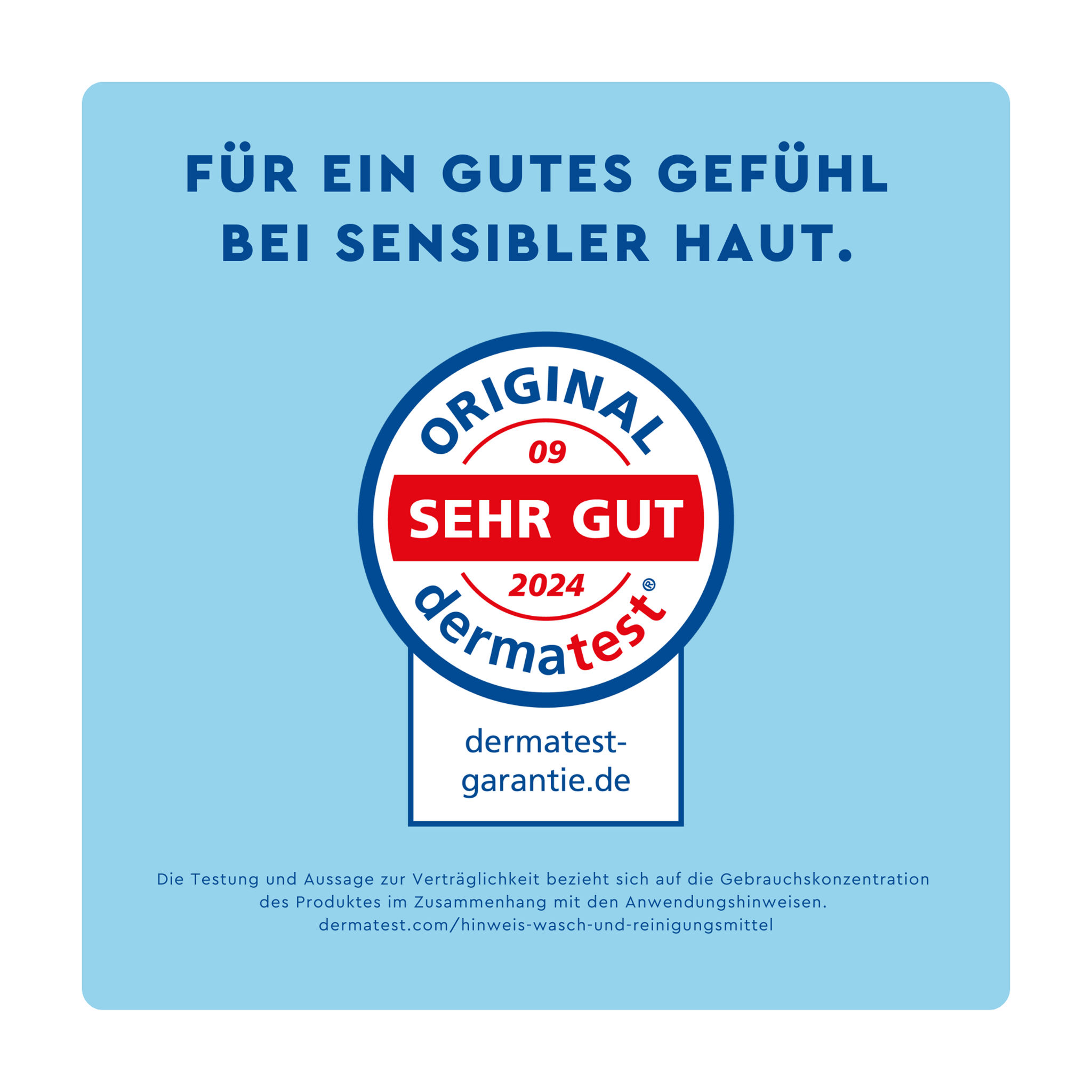 Siegel und Schrift auf blauem Grund