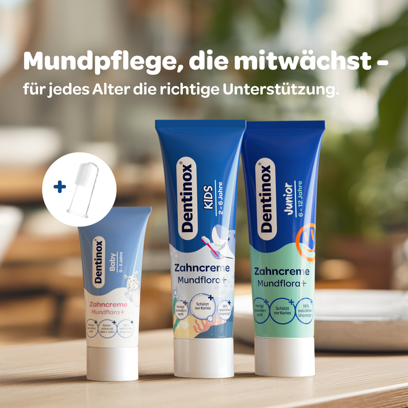 Range von Dentinox Zahncreme