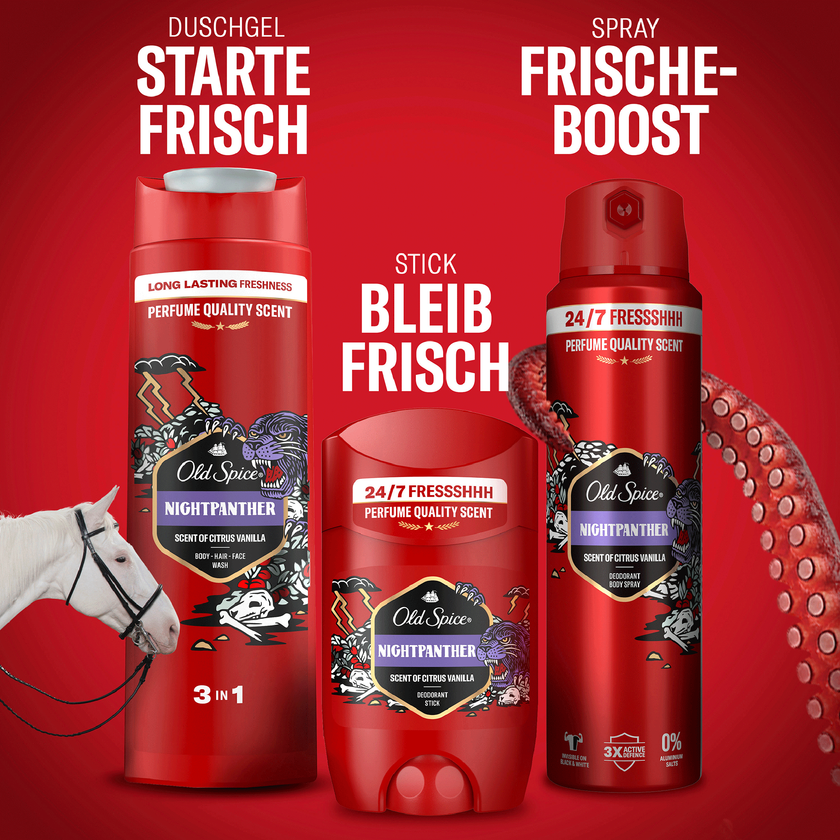 Range von Old Spice Nightpanther
