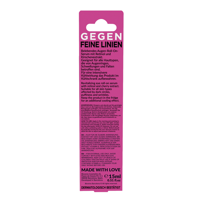 Rückseite von Biovène DE-PUFFING