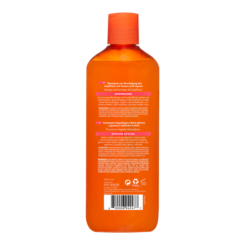 Rückseite von Cantu Guava Scalp Relief Shampoo - 400ml