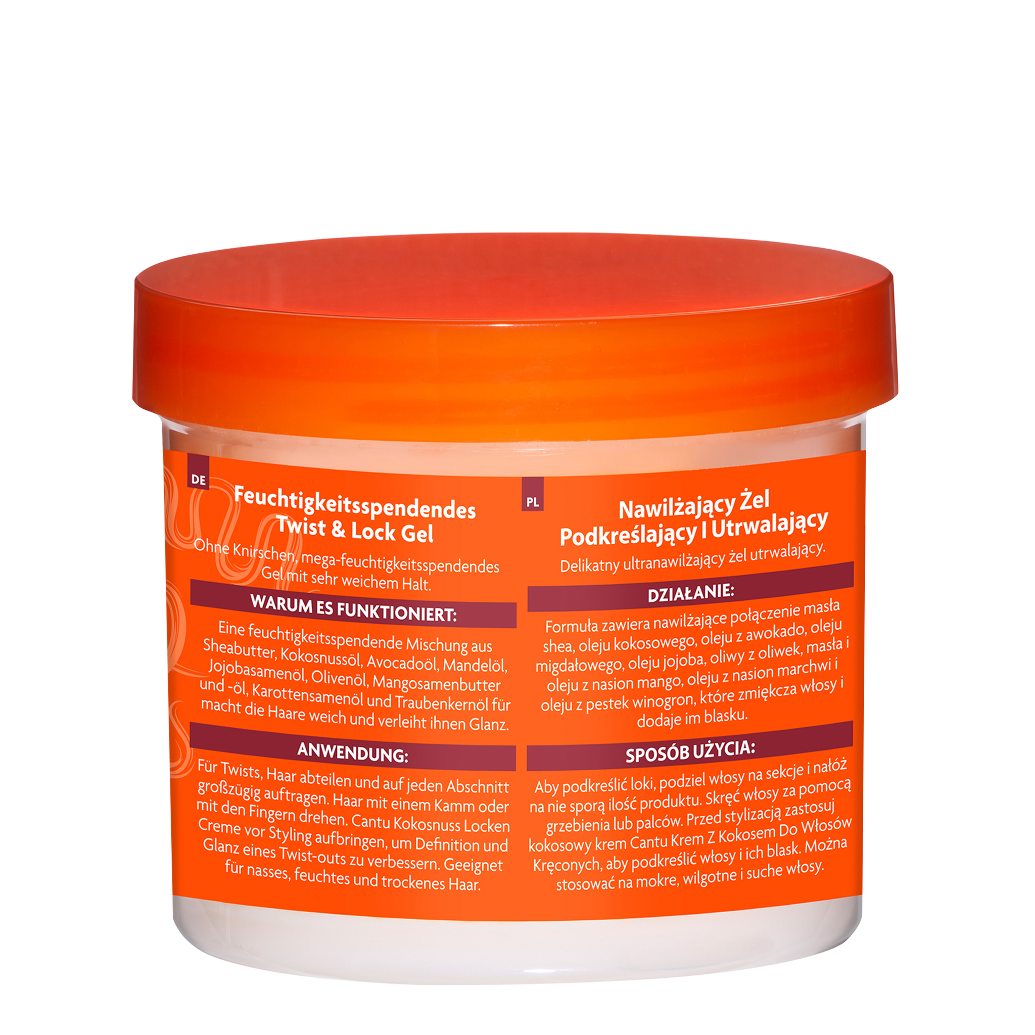 Rückseite von Cantu Moisturizing Twist & Lock