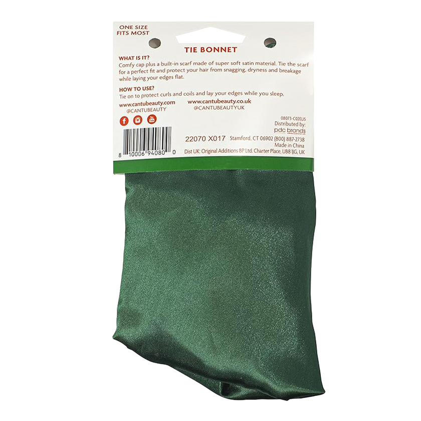 Rückseite von Cantu Satin Bonnet - Sleep Tie
