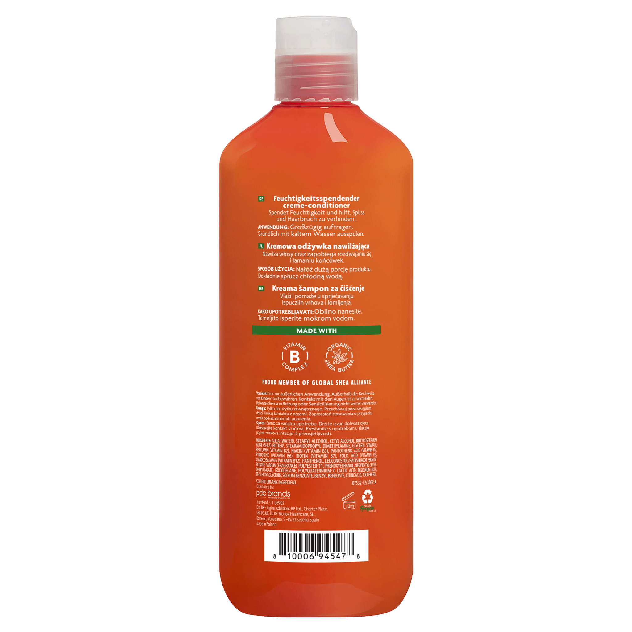 Rückseite von Cantu Sulfate Free Hydrating Cream Conditioner