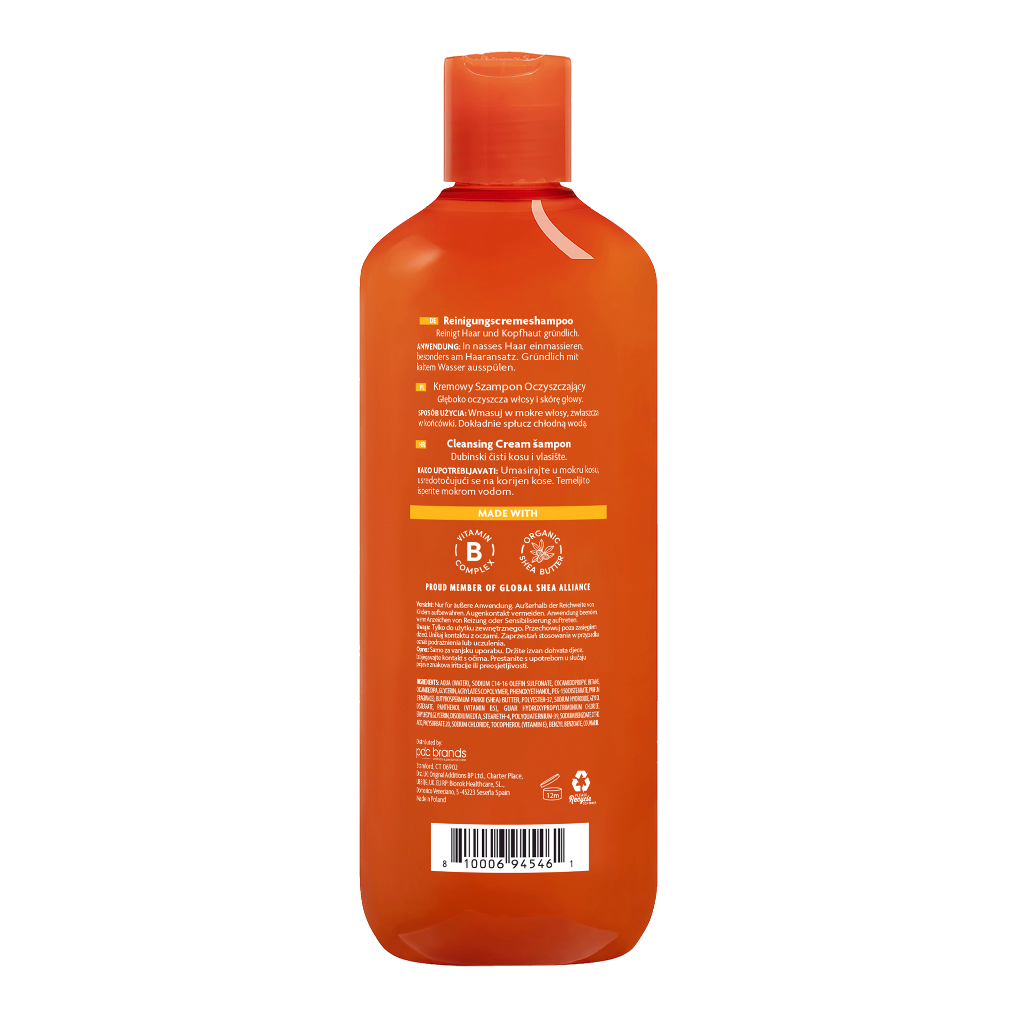 Rückseite von Cantu Sulfate Free Hydrating Cream Conditioner