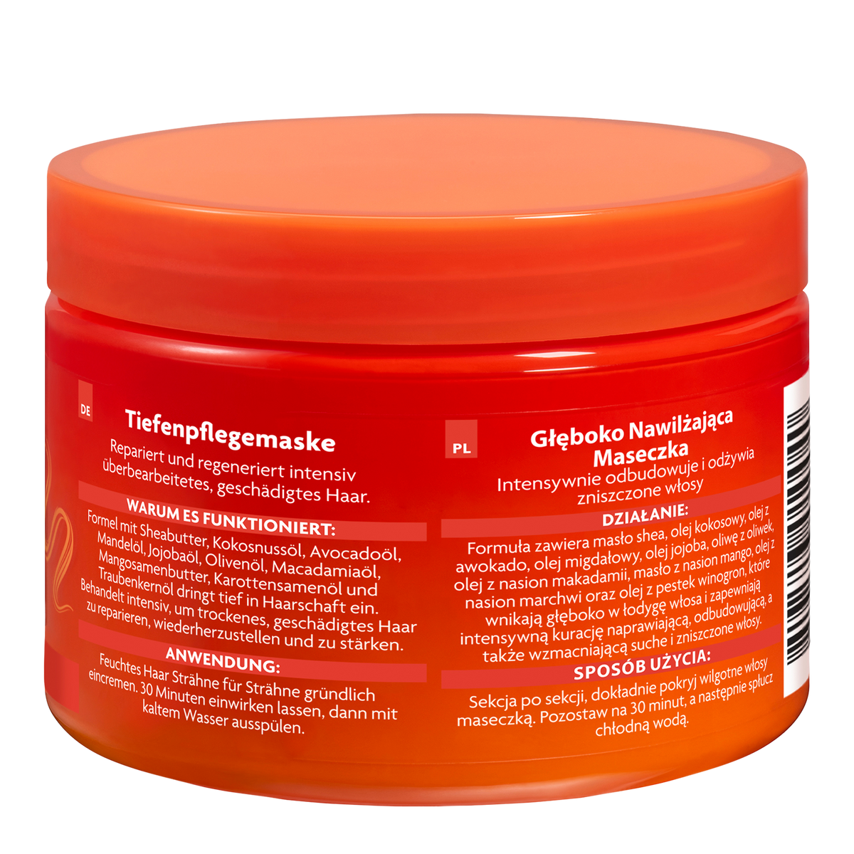 Rückseite von Cantu Deep Treatment Masque - 340g