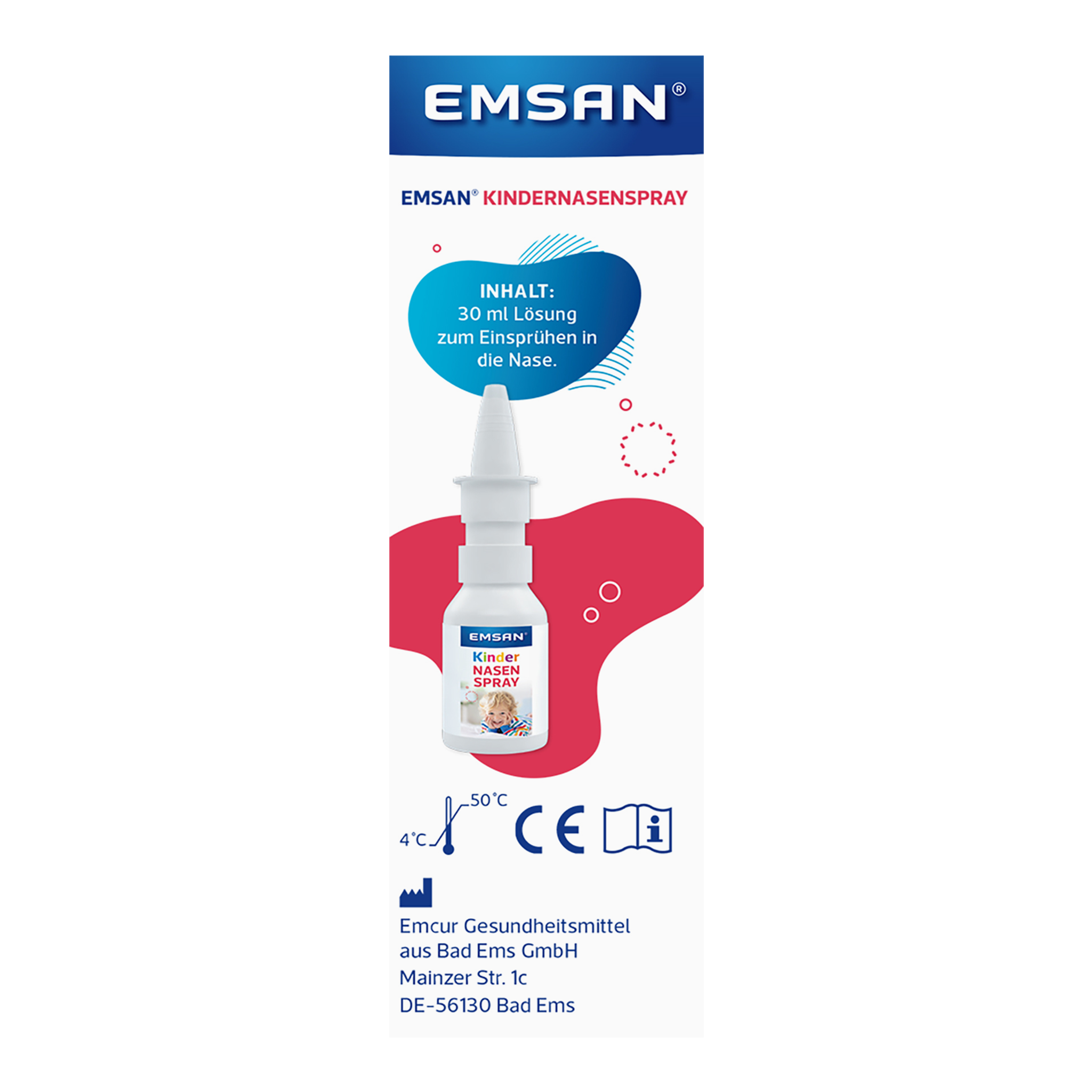 Rückseite von EMSAN® Kindernasenspray