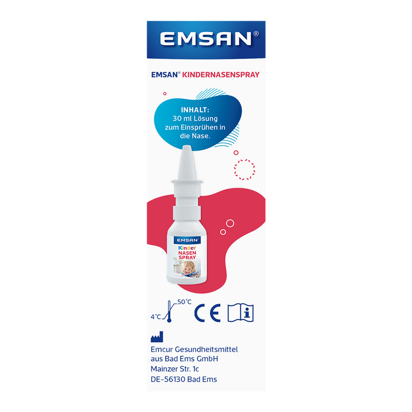 Rückseite von EMSAN® Kindernasenspray