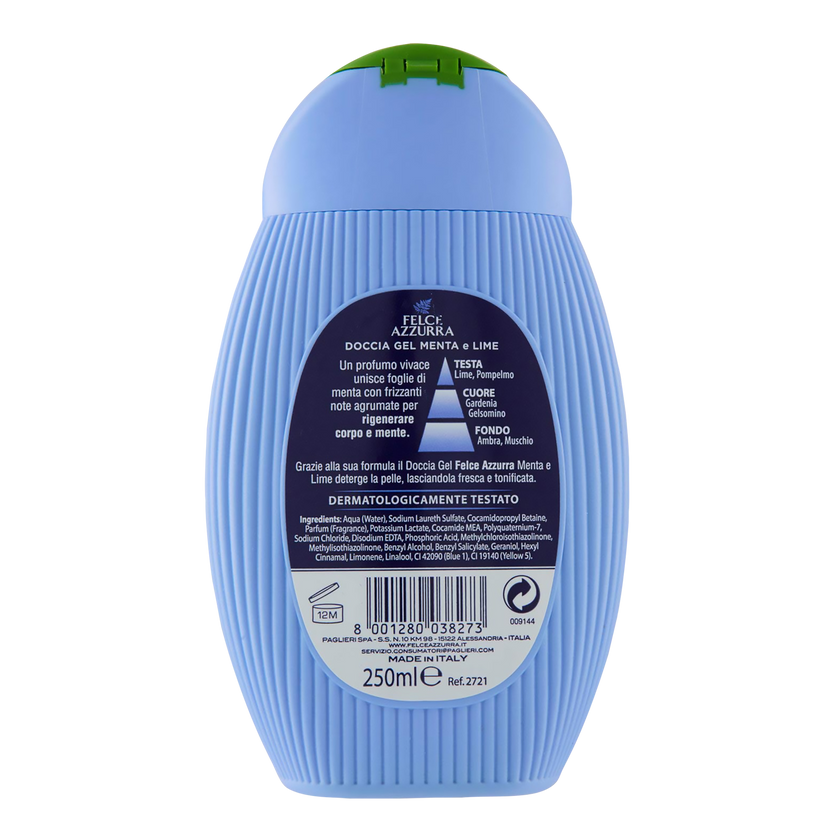 Felce Azzurra Duschgel Mint and Lime - 12x250ml