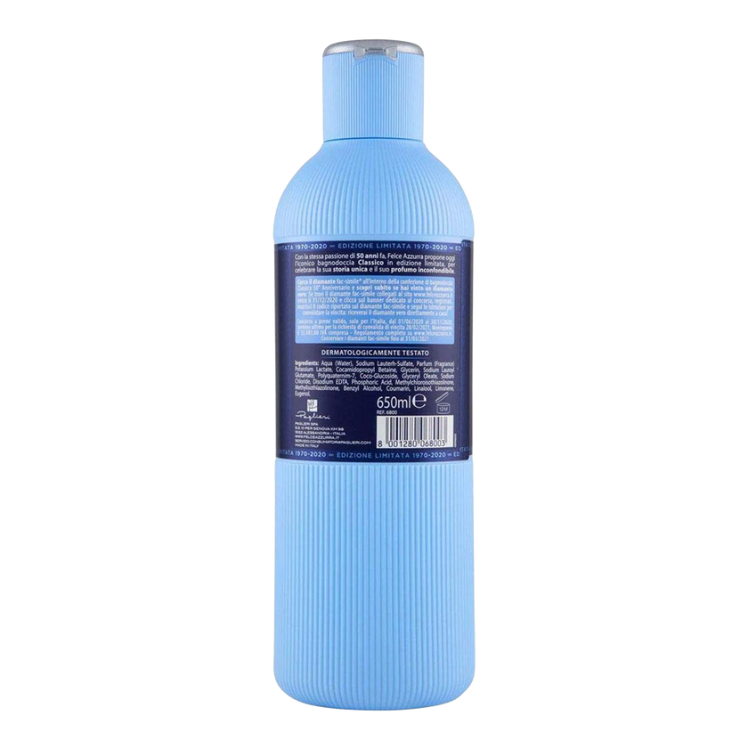 Rückseite von Felce Azzurra Body Wash Classic