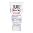 Rückseite von nenedent® Kinderzahncreme ohne Fluorid - 12x50 ml