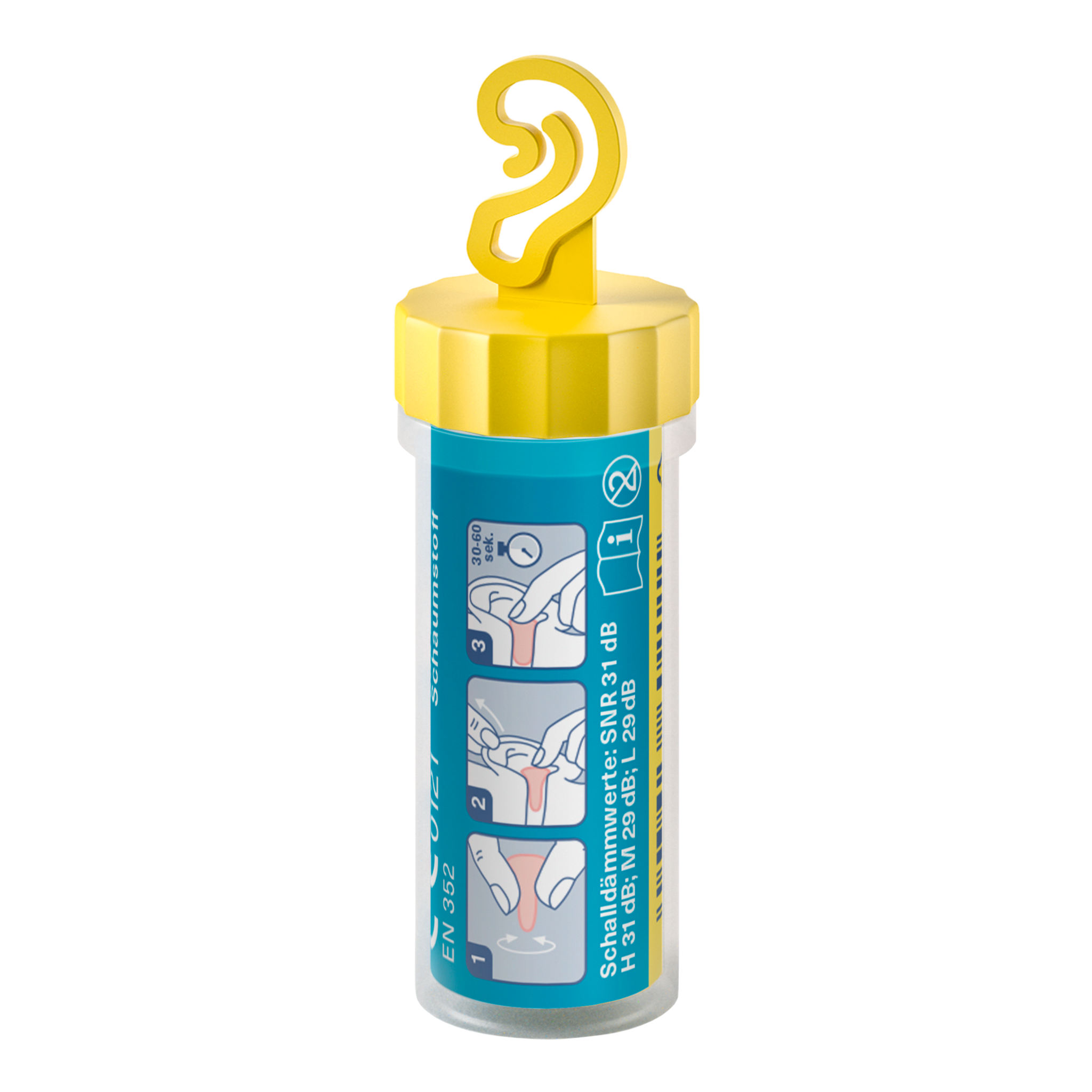 Rückseite von OHROPAX Soft Ohrstöpsel