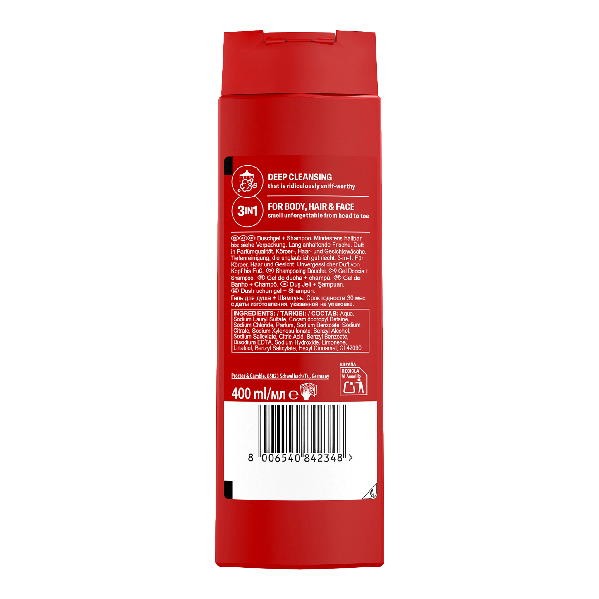 Old Spice 3in1 Shower Gel Whitewater XL - 400ml