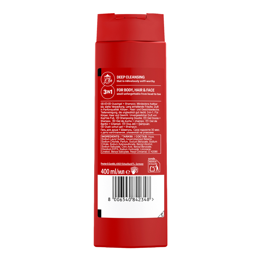 Old Spice 3in1 Shower Gel Whitewater XL - 400ml