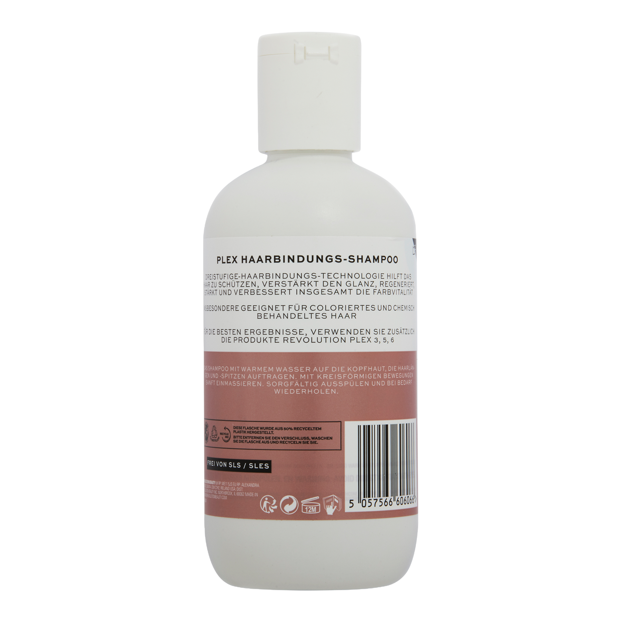 Rückseite von Revolution Haircare Plex 4 Shampoo