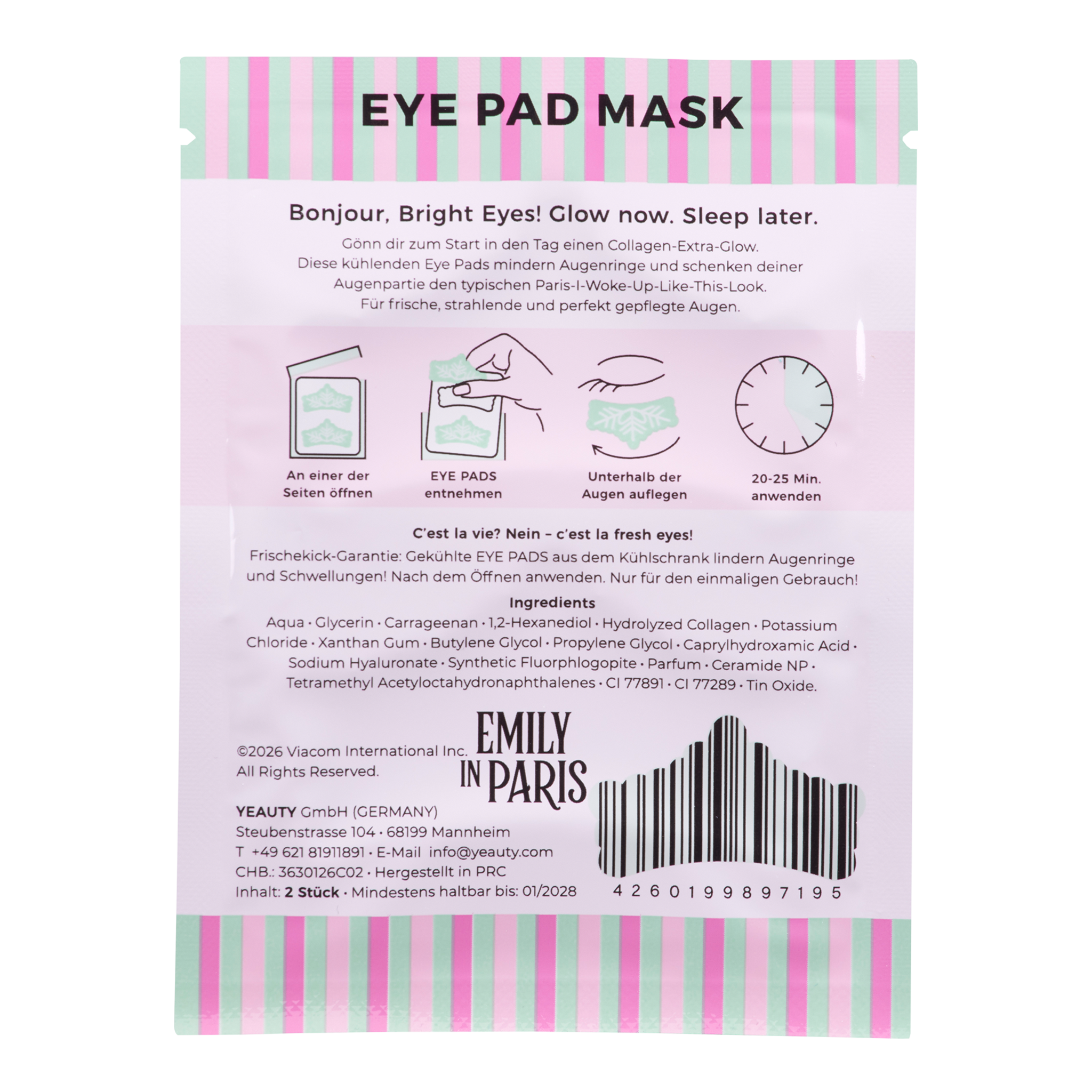 YEAUTY Emily in Paris EPM Collagen Crown - 25 Paar