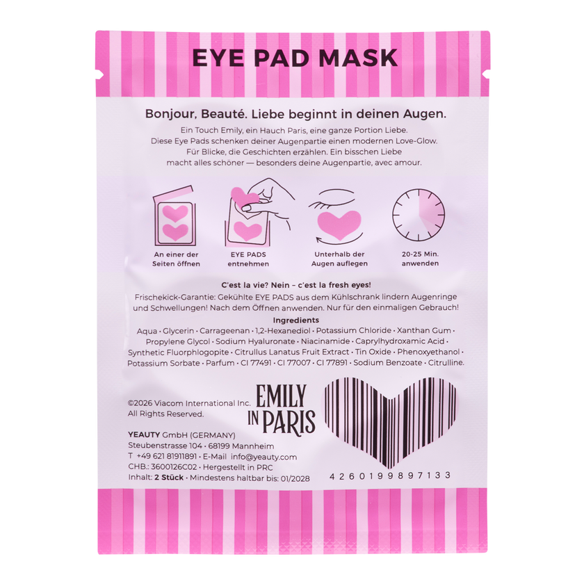 YEAUTY Emily in Paris EPM Hyaluronic Hearts - 25 Paar
