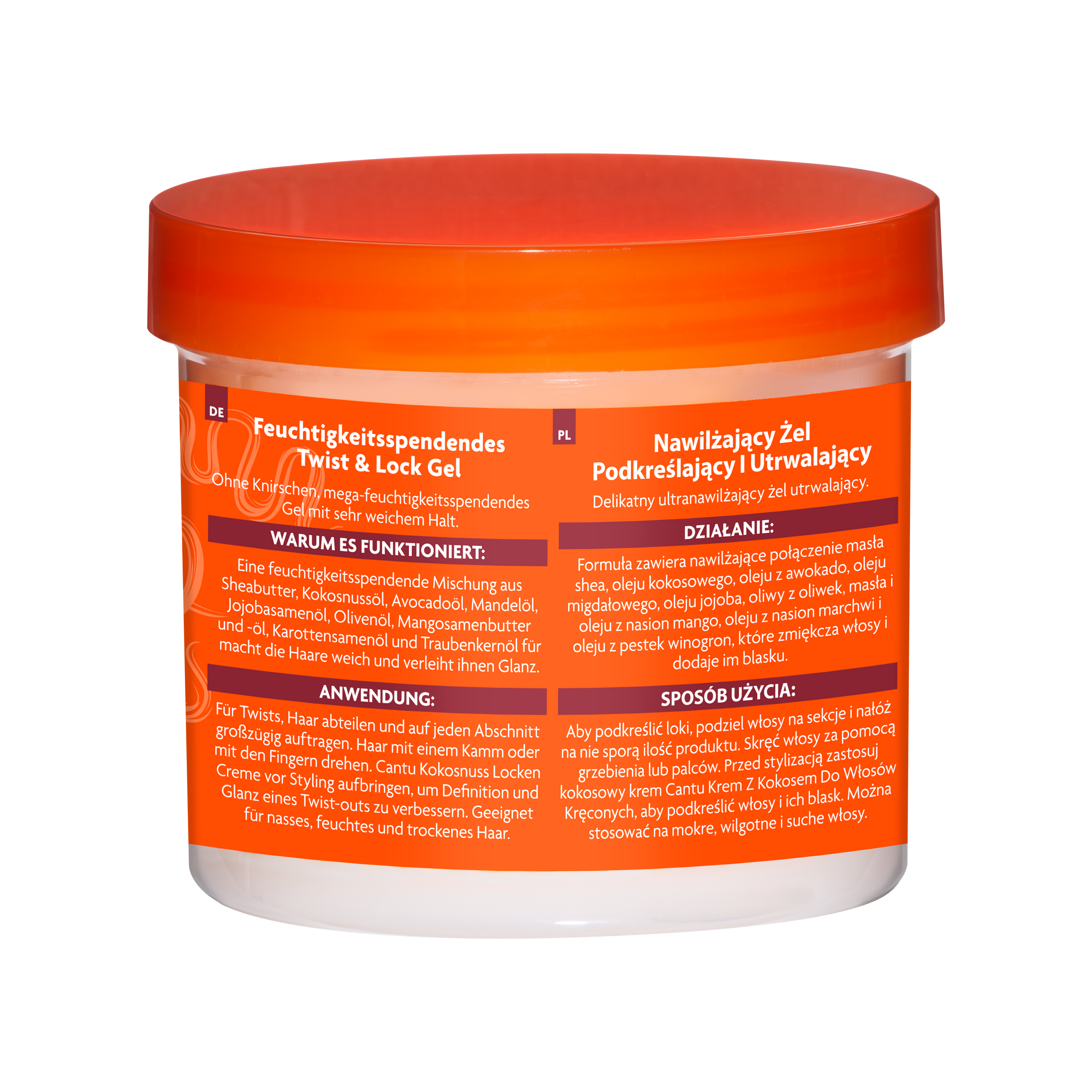 Rückseite von Cantu Moisturizing Twist & Lock