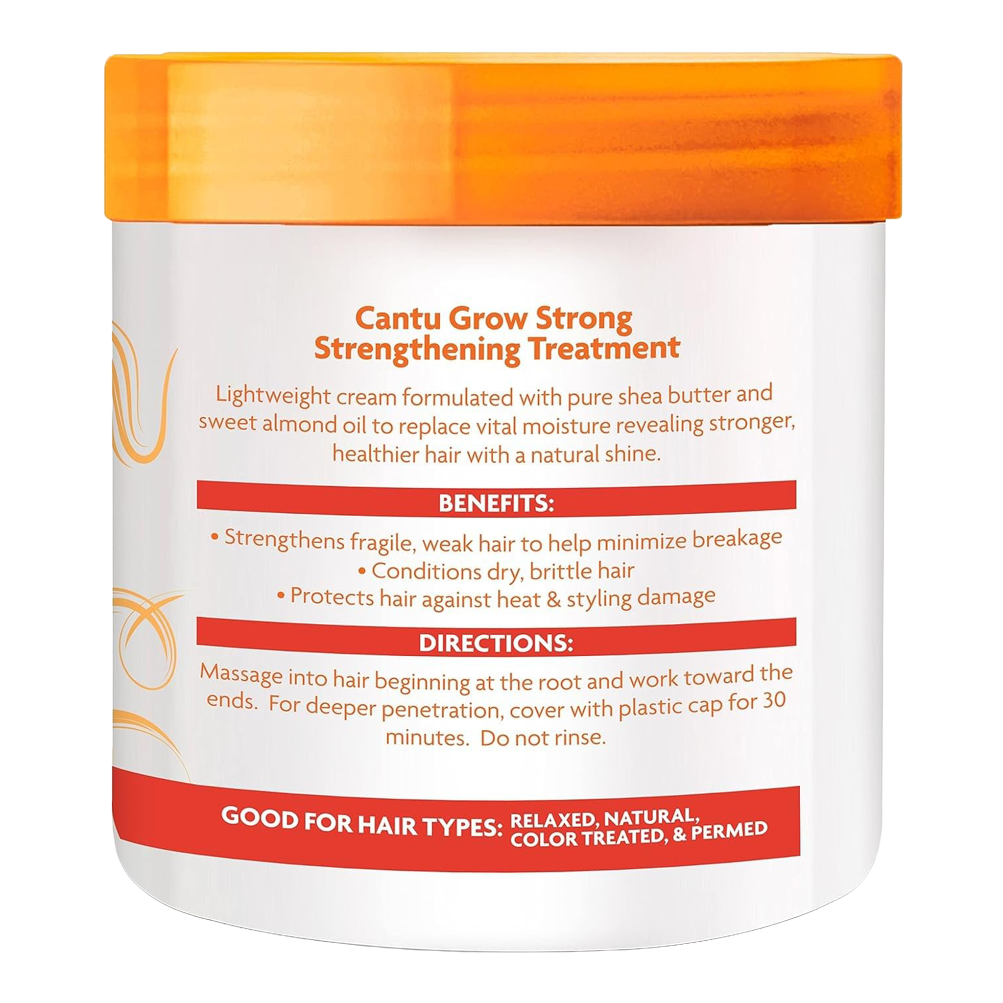 Rechte Seitenansicht von Cantu Grow Strong Strengthening Treatment - 173g