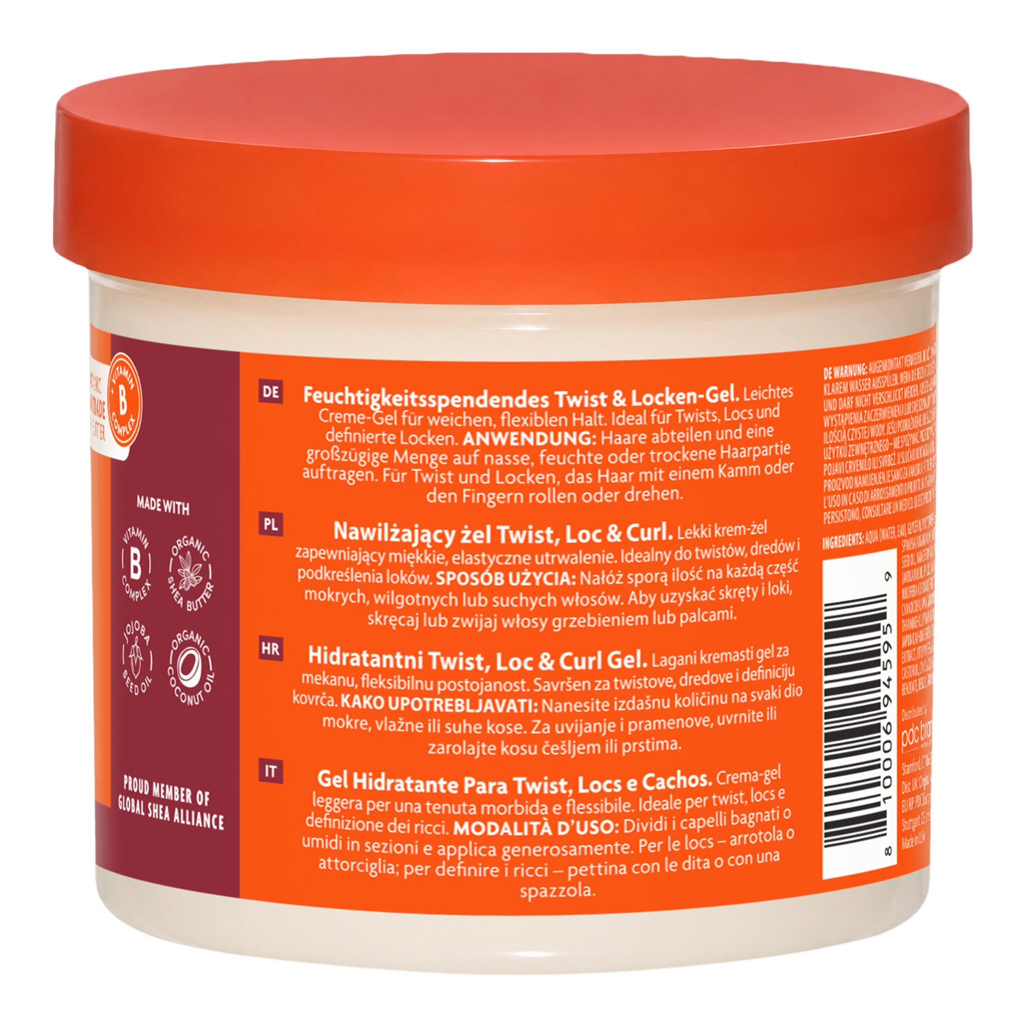 Rechte Seitenansicht von Cantu Moisturizing Twist & Lock