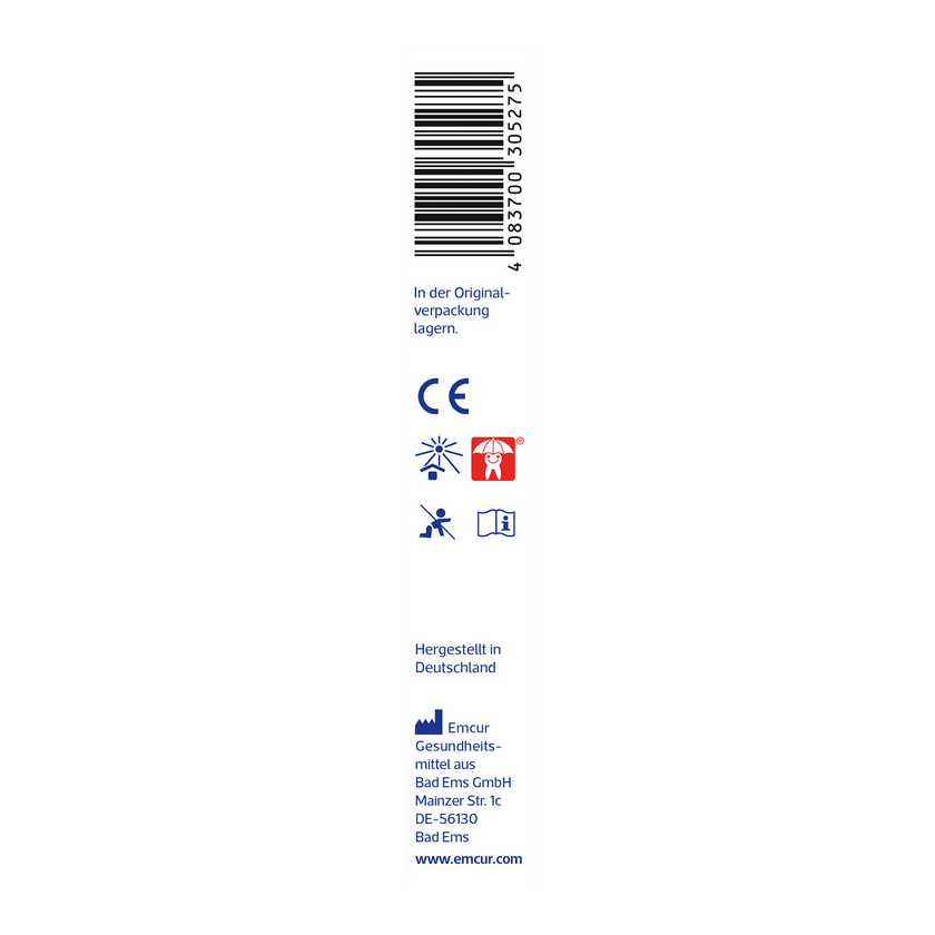 EMSAN® Kinderhalstabletten ohne Zucker Erdbeere-11x20