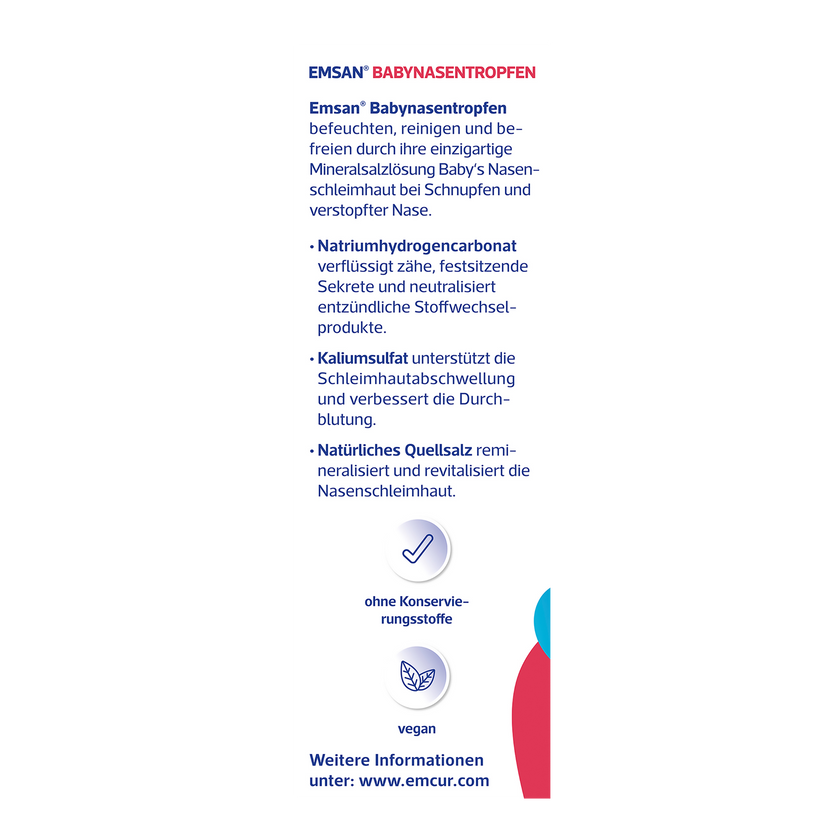 Rechte Seitenansicht von EMSAN Baby Nasentropfen