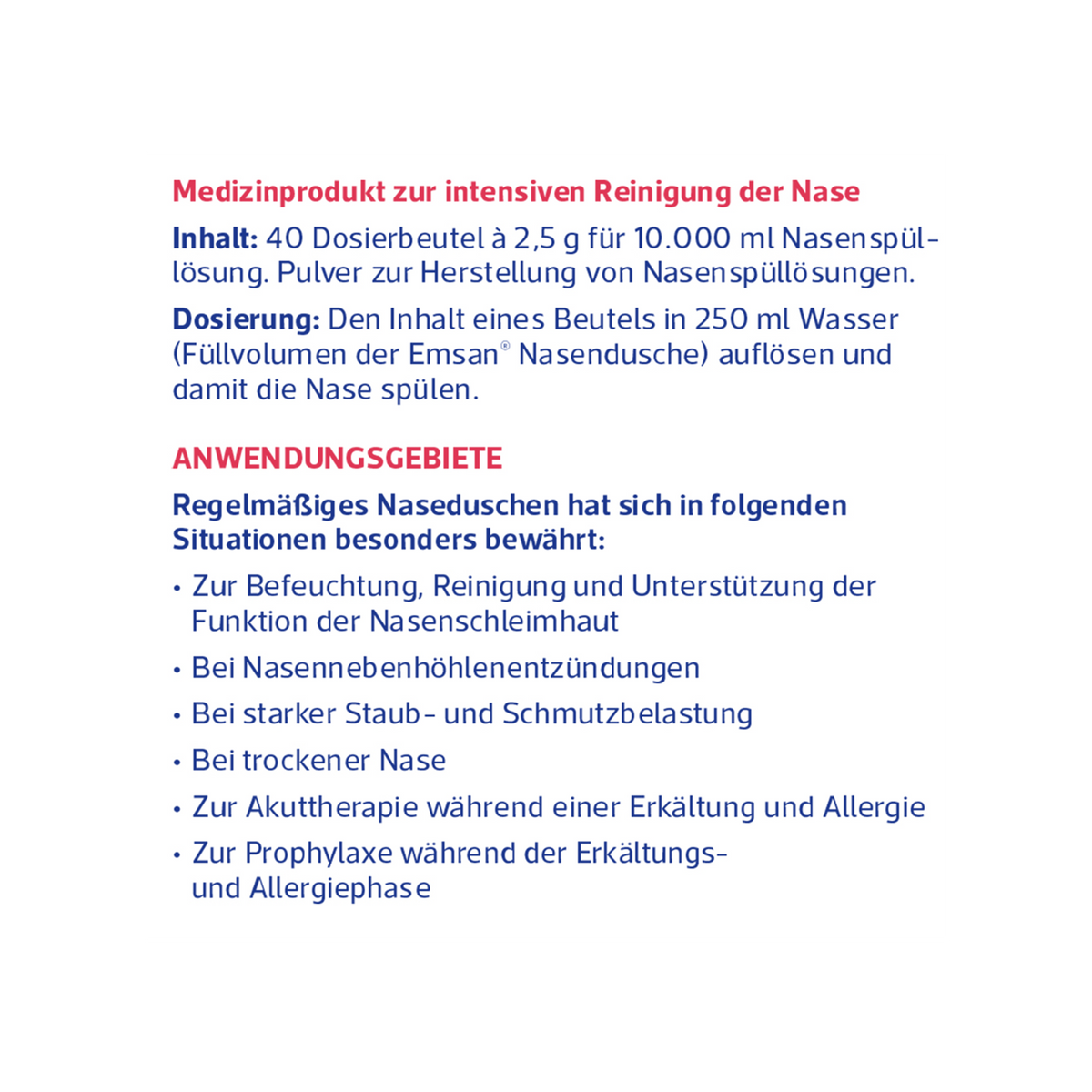 Rechte Seitenansicht von EMSAN Nasenspülsalz multimineral